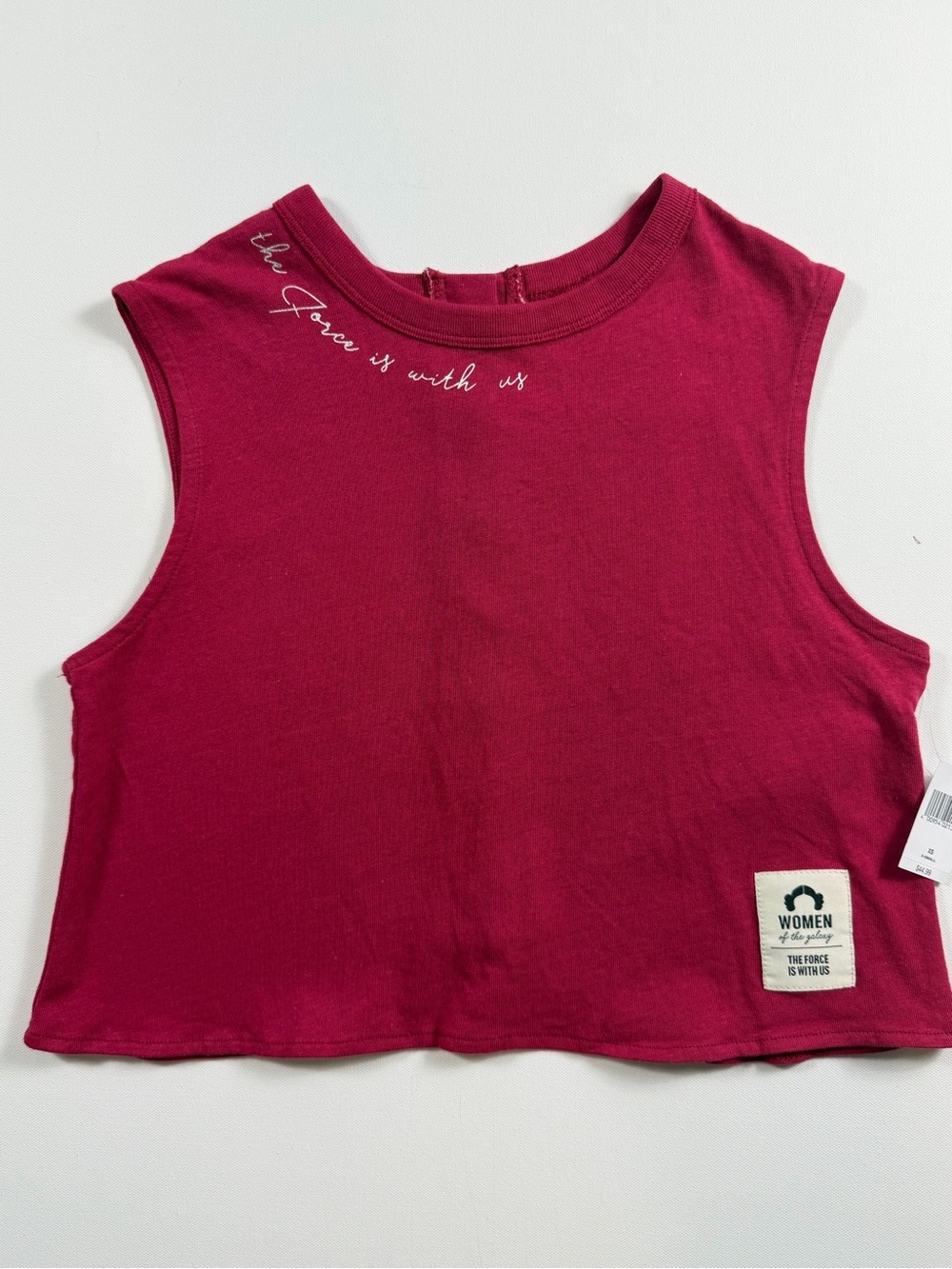 Disney Star Wars Women of the Galaxy Princess Leia Cropped Tank Top XS NWT
